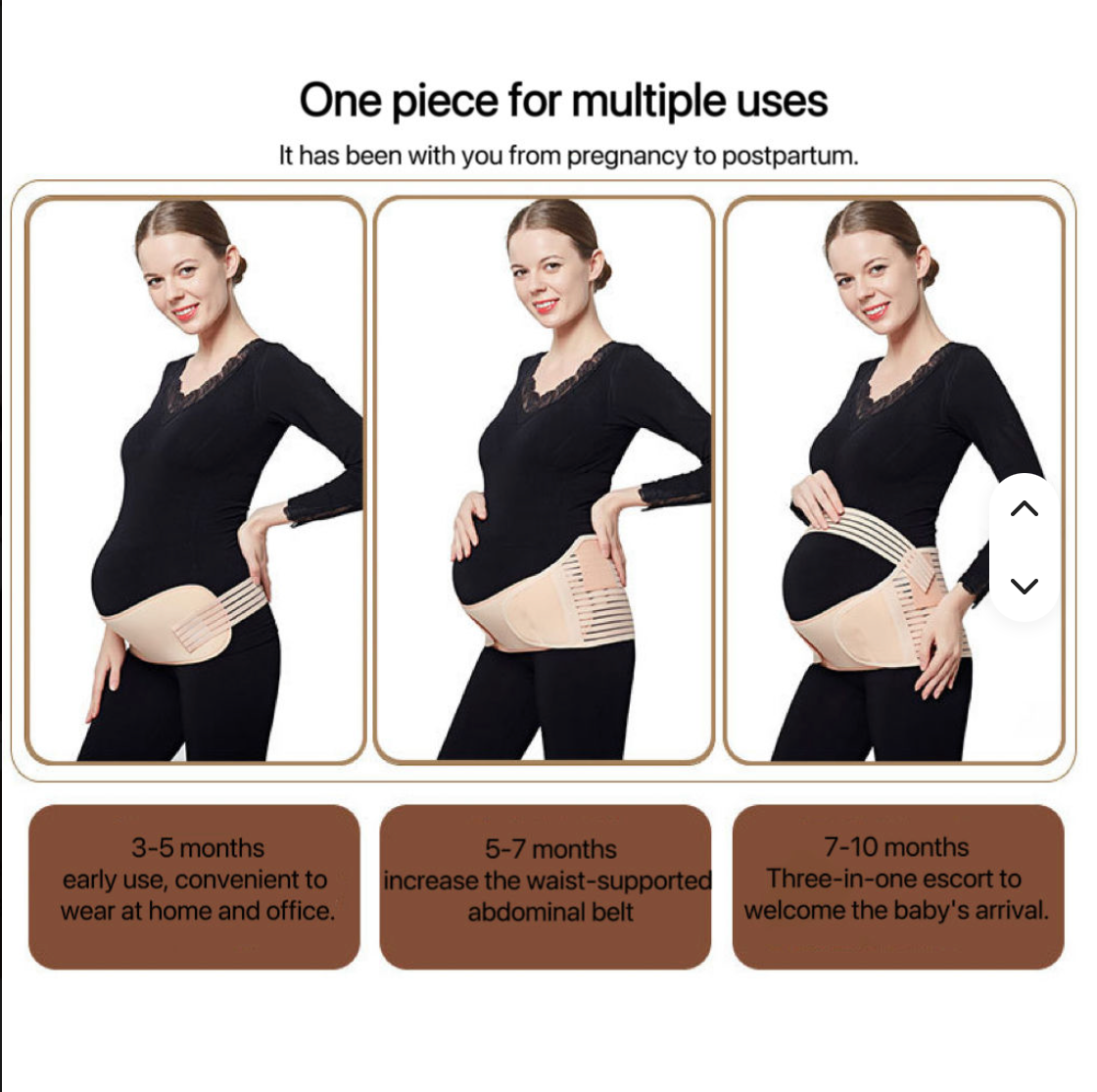 Adjustable Pregnancy Support Belt – Back & Belly Relief Maternity Band for Comfortable Daily Support