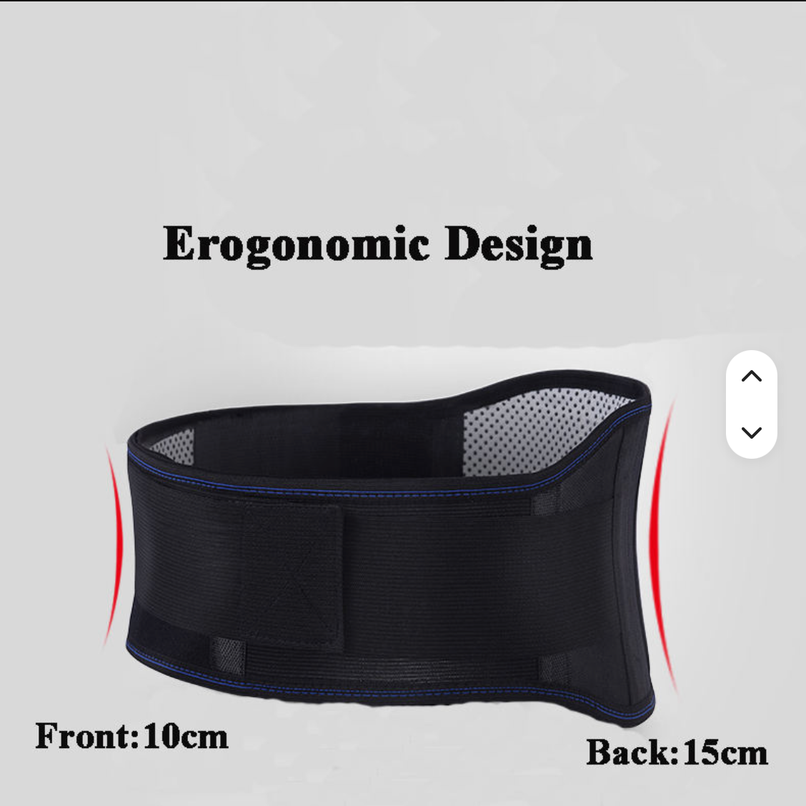Self-Heating Lumbar Support Belt – Adjustable Back & Waist Brace for Daily Comfor