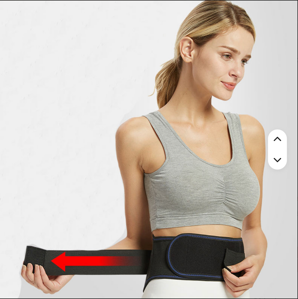 Self-Heating Lumbar Support Belt – Adjustable Back & Waist Brace for Daily Comfor