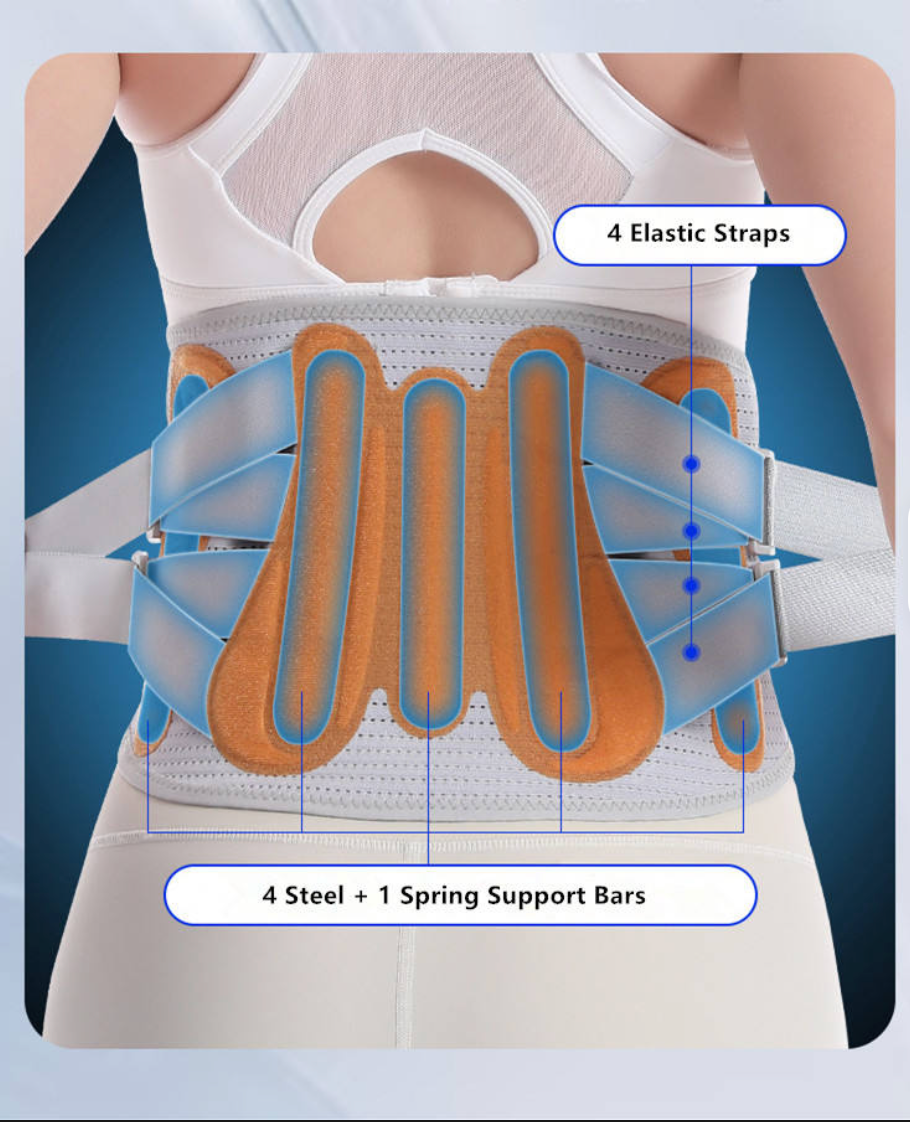 Orthopedic Adjustable Lumbar Support Belt – Breathable Waist & Back Support Wrap
