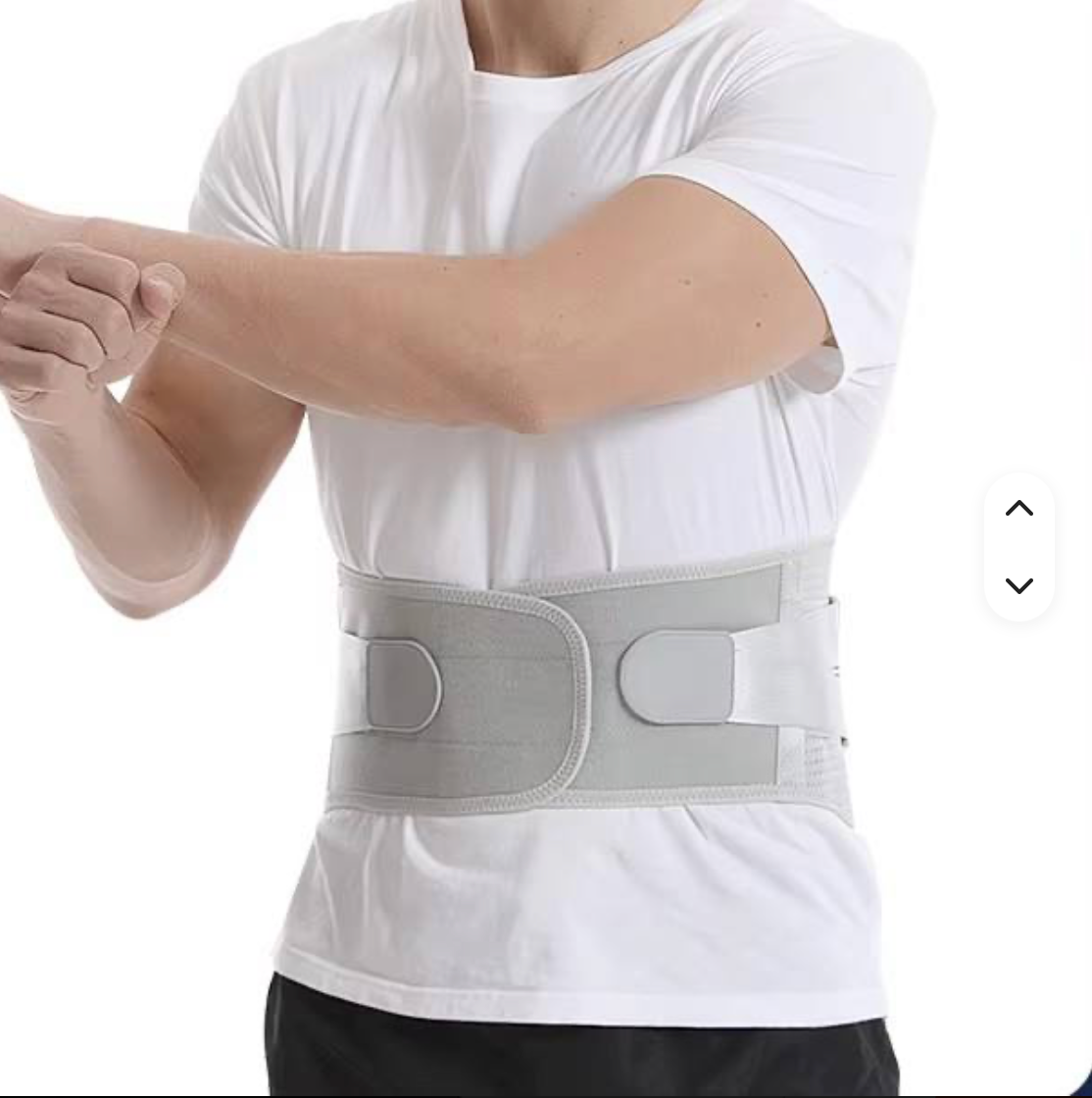 Orthopedic Adjustable Lumbar Support Belt – Breathable Waist & Back Support Wrap