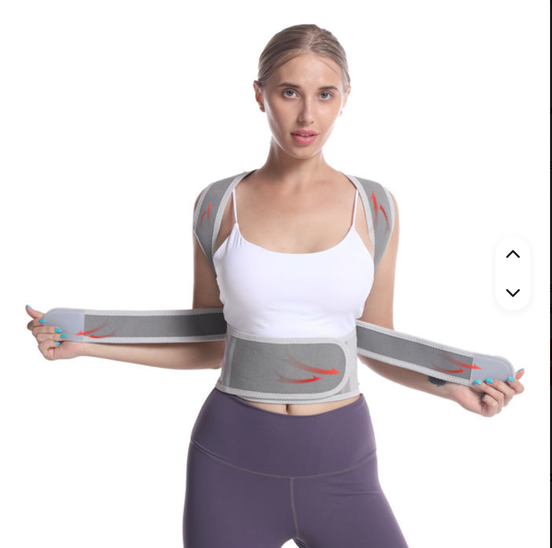 Adjustable Posture Corrector – Upper Back & Shoulder Support Brace for Better Posture
