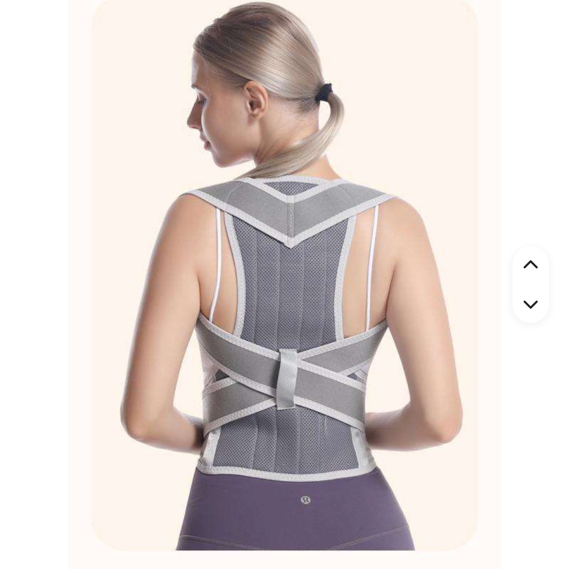 Adjustable Posture Corrector – Upper Back & Shoulder Support Brace for Better Posture