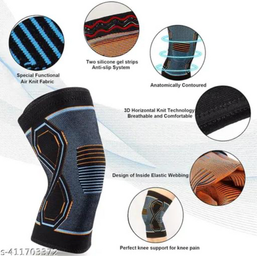 Adjustable Compression Knee Support Brace – Breathable Joint Support for Sports & Daily Comfort
