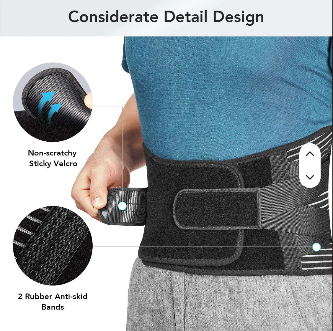 Adjustable Lumbar Support Belt for Men & Women