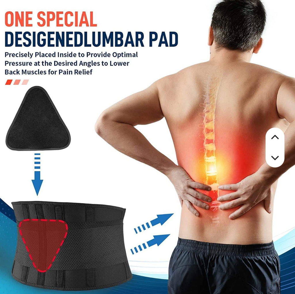 Adjustable Lumbar Support Belt for Men & Women