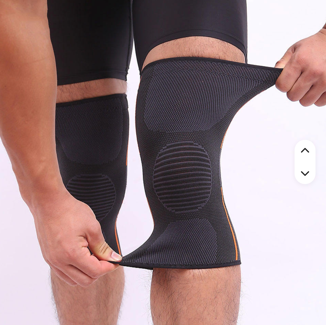 Non-Slip Compression Knee Sleeve – Breathable Nylon Knitted Sports Support Brace