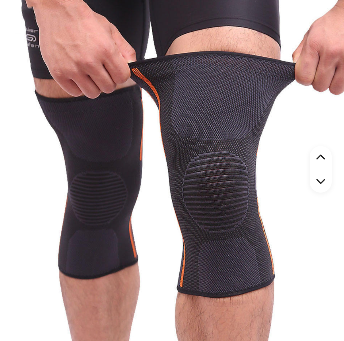 Non-Slip Compression Knee Sleeve – Breathable Nylon Knitted Sports Support Brace