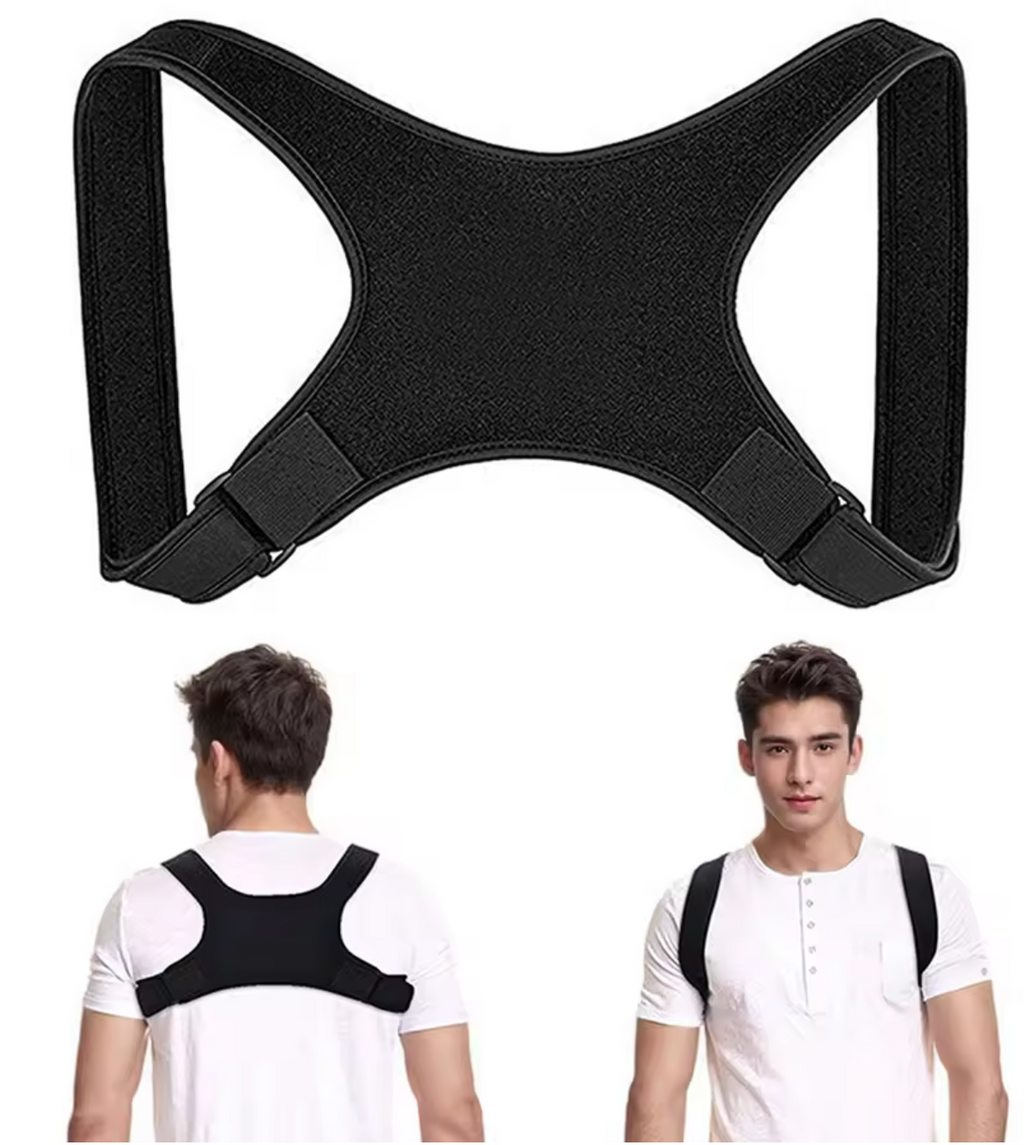 Adjustable Upper Back Posture Corrector – Shoulder & Clavicle Support Brace for Better Posture